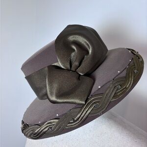 Ben Marc International 100% wool shell hat brown formal hat